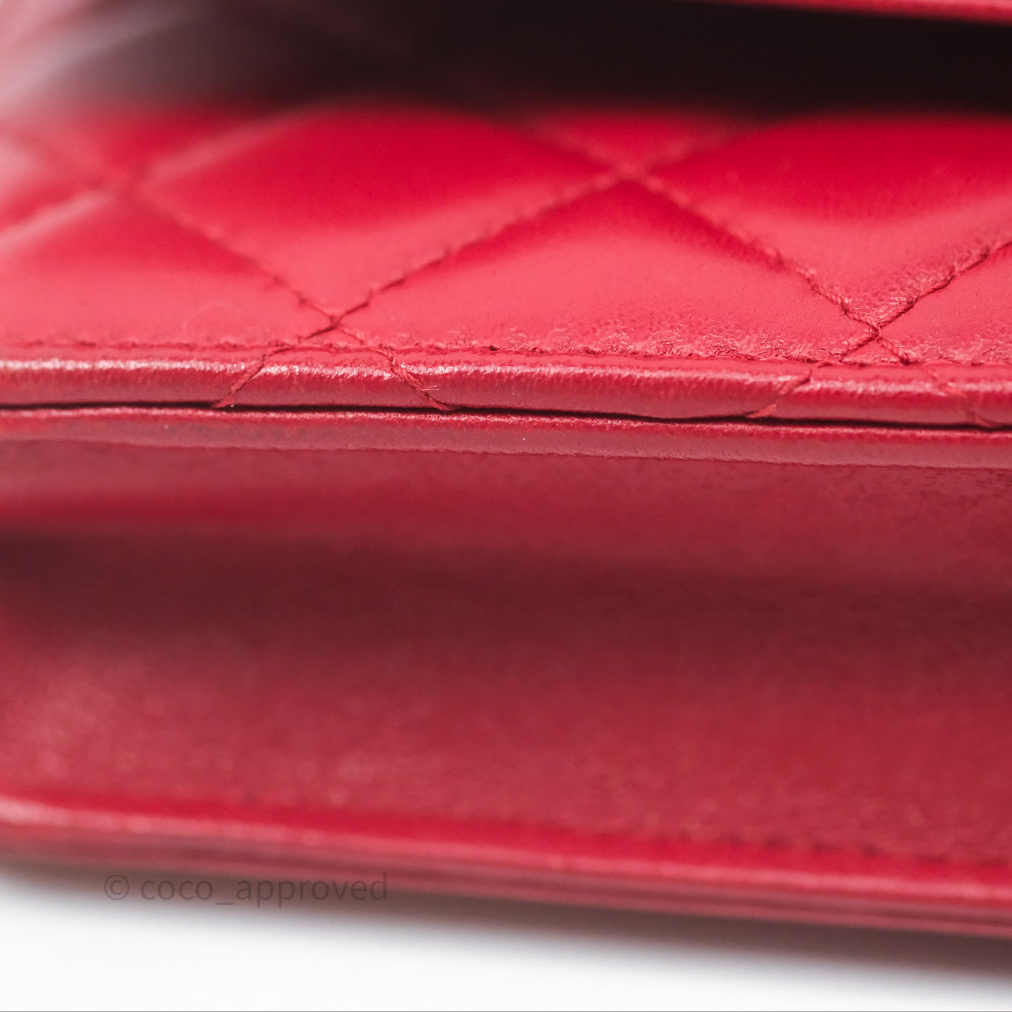 Chanel Boy Wallet on Chain WOC Red Lambskin Ruthenium Hardware - Luxury Crossbody Bag for Women, Perfect for Parties, Date Nights & Evening Events