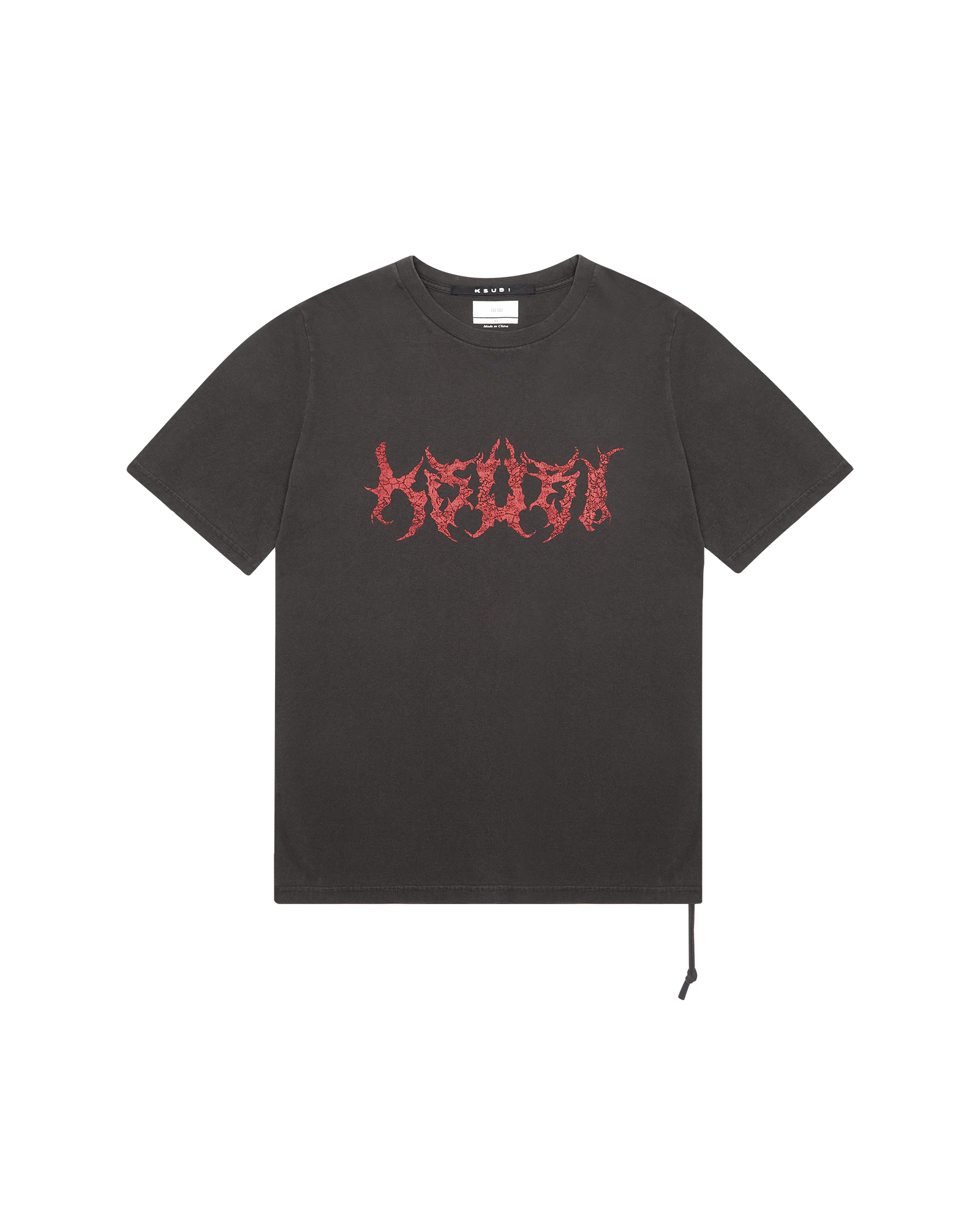 Sabbath Kash SS Tee Faded Black - Premium Cotton Short Sleeve T-Shirt for Men - Casual & Streetwear Style - Perfect for Everyday Wear, Concerts, and Outings
