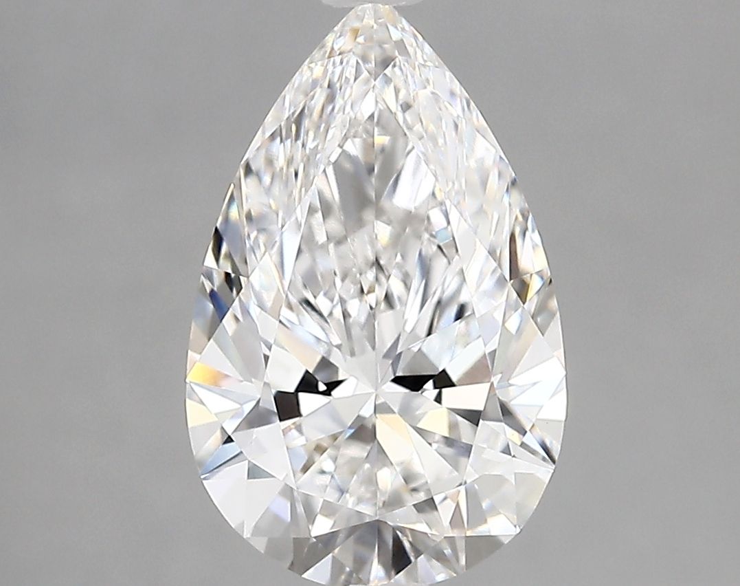 2.77 Carat E Color VVS2 Clarity Pear-Shaped Lab-Grown Diamond for Engagement Rings & Fine Jewelry