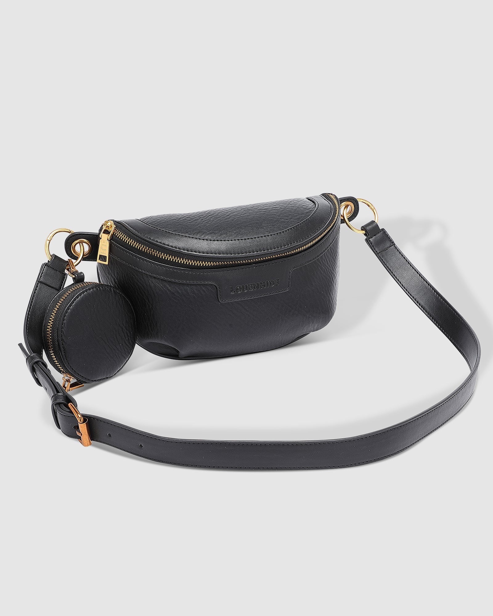Joey Sling Bag for Men & Women - Crossbody Chest Shoulder Bag - Lightweight & Waterproof - Perfect for Travel, Hiking & Everyday Use - Black