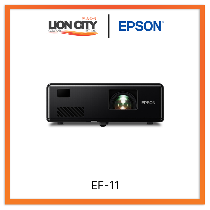 Epson EpiqVision Mini EF11 Smart Laser Projector - Full HD 1080p, 100