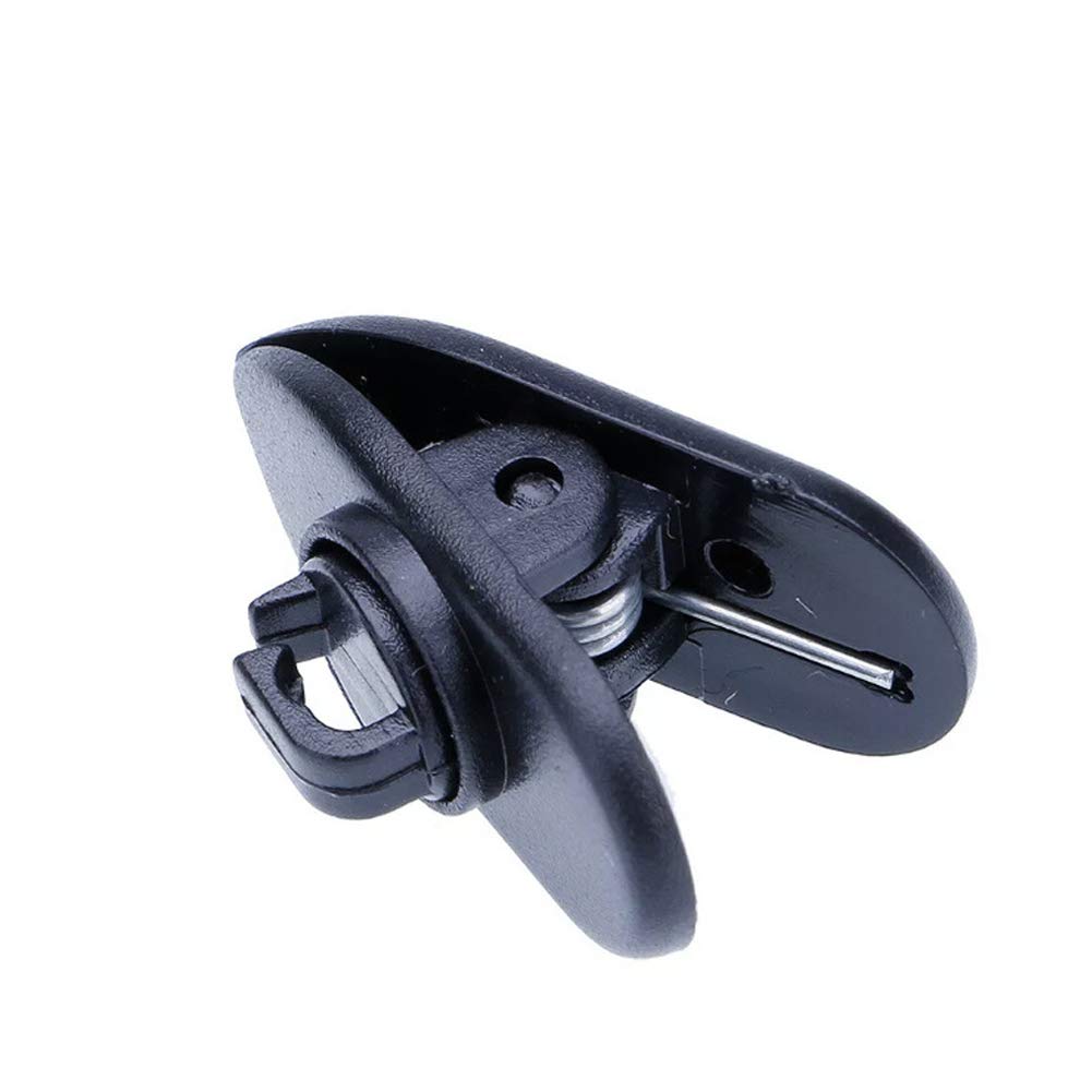 30Pcs Black 360° Rotating Earphone Cable Clips - Headphone Wire Holder for Clothing, Gym, Office & Travel - Secure Headset Cord Management Accessories
