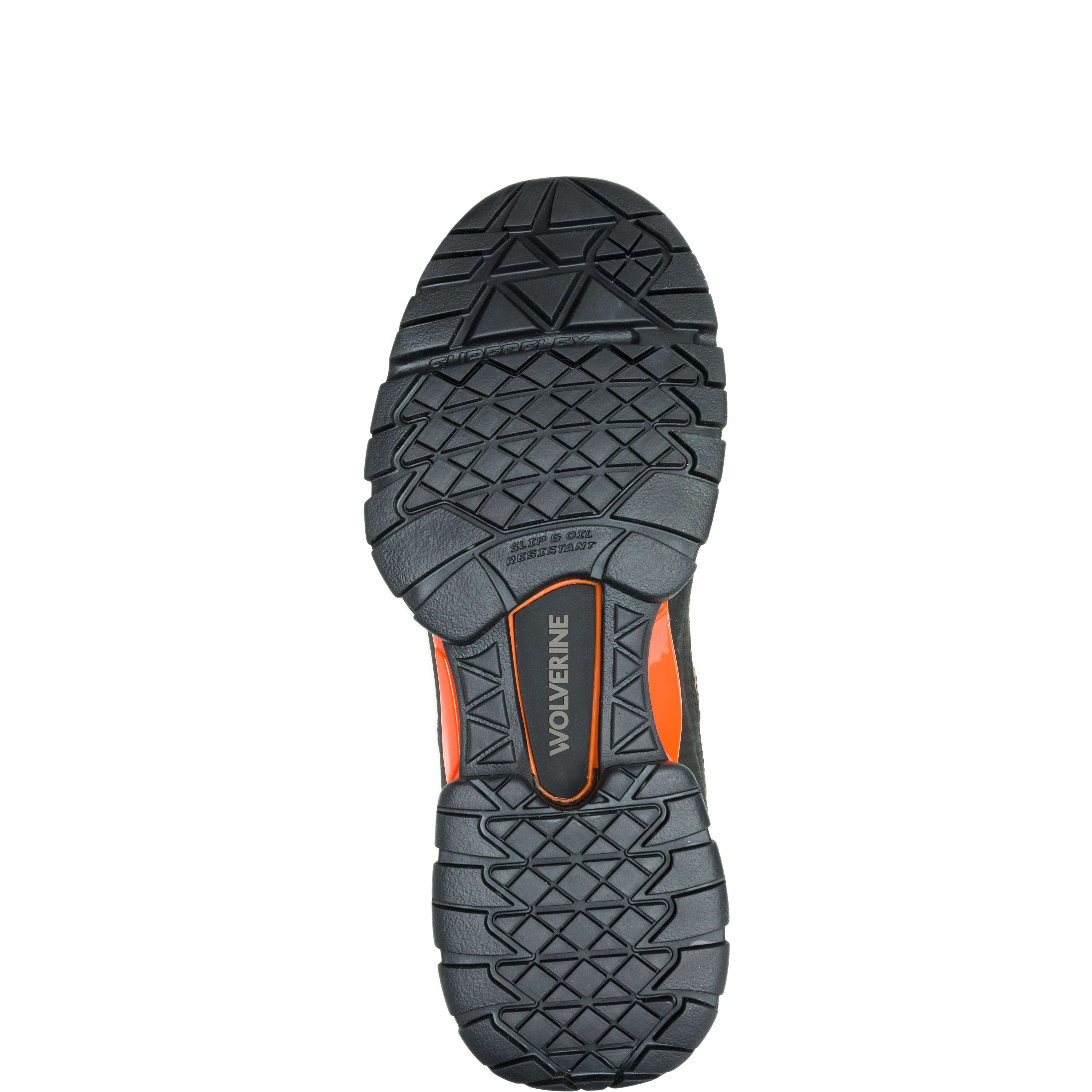 Surge LX Energy Rebound CarbonMax Work Boots for Men - Brown Safety Shoes with Slip Resistance & Comfort Support - Ideal for Construction, Warehouse & Outdoor Work