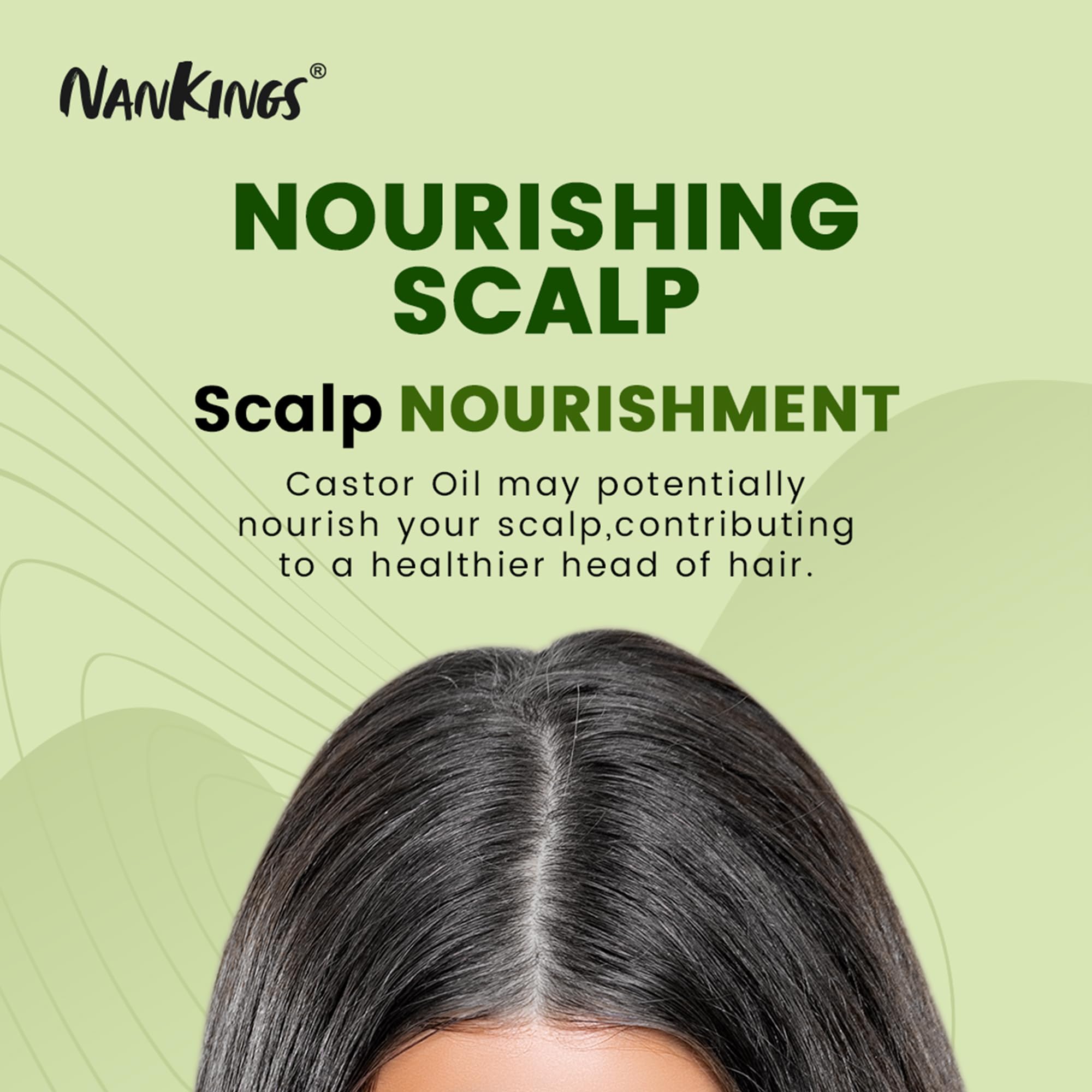 Nankings® 100% Pure Cold Pressed Castor Oil 250ml - Natural Hair Growth, Skin & Nail Care, Eyelash & Eyebrow Treatment with Mascara Tube | For Thicker Hair, Healthy Skin & Stronger Lashes | Perfect for Daily Beauty Routine & DIY Cosmetics