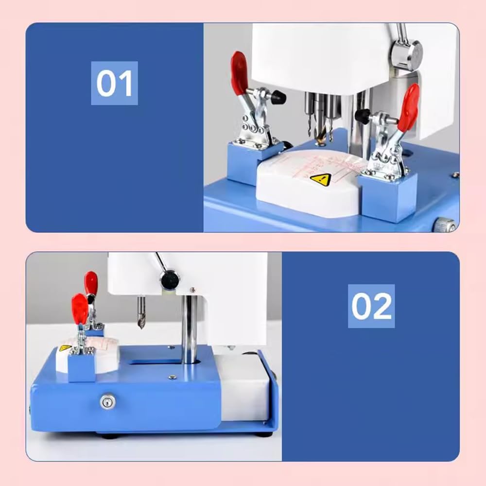 CP-10A Professional 3-Hole Eyeglass Lens Punching Machine | 220V Optical Lens Template Cutter for Glasses Manufacturing & Repair | Perfect for Opticians, Eyewear Shops & Optical Labs