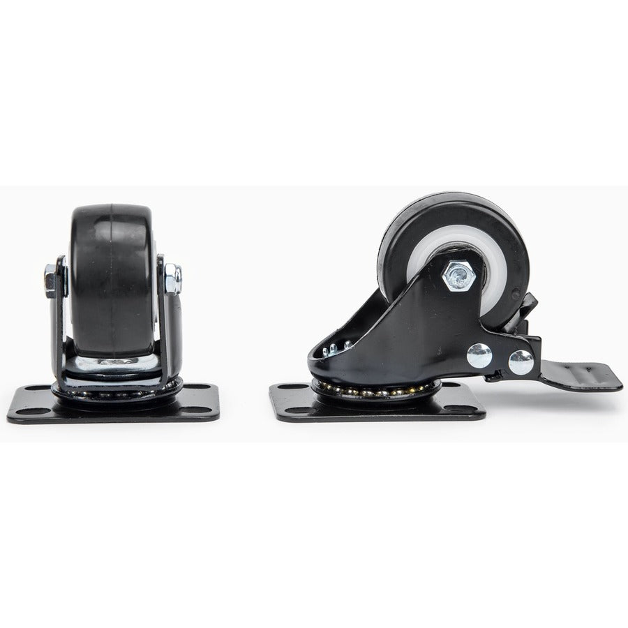 2 Heavy Duty Casters 4 Pcs - Swivel Casters with 2 Locking Wheels for Furniture, Carts, and Workbenches - Durable Industrial Casters for Smooth Mobility