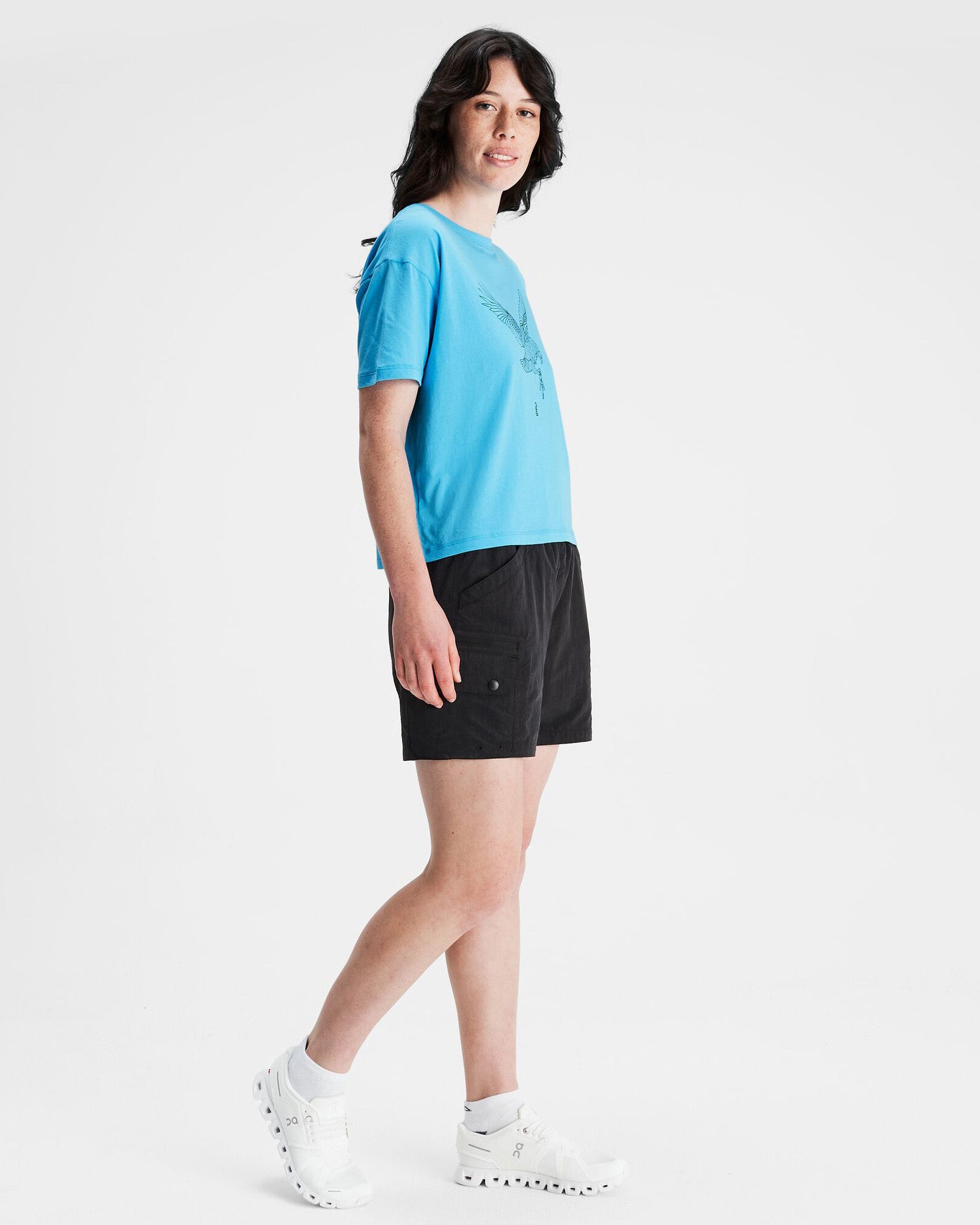 Organic Cotton Women's T-Shirt by O.Smither - Light Sea Green Color - Perfect for Casual Wear, Yoga & Everyday Comfort