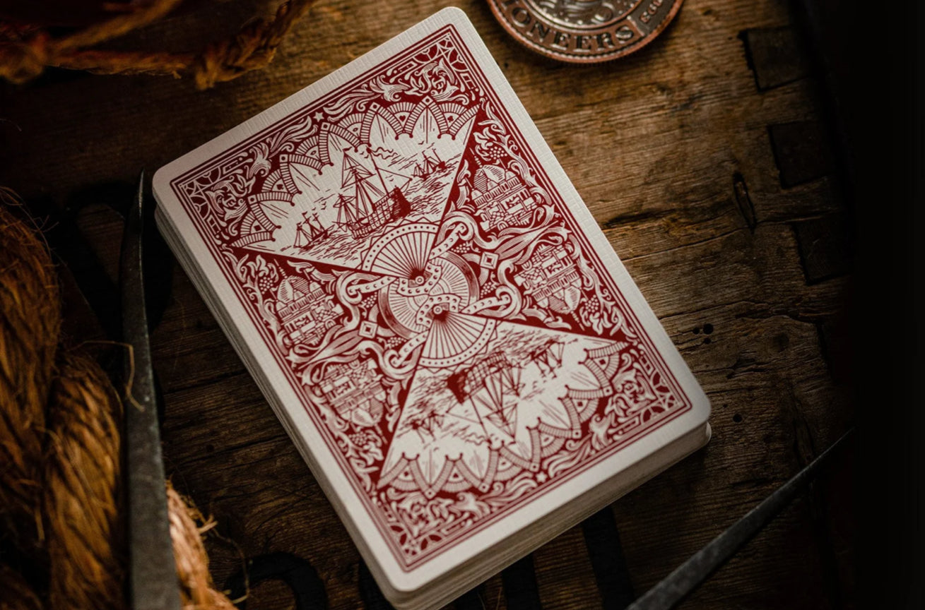 Pioneers Playing Cards - Premium Quality Poker Cards for Adults & Kids - Perfect for Poker Nights, Magic Tricks & Family Game Nights