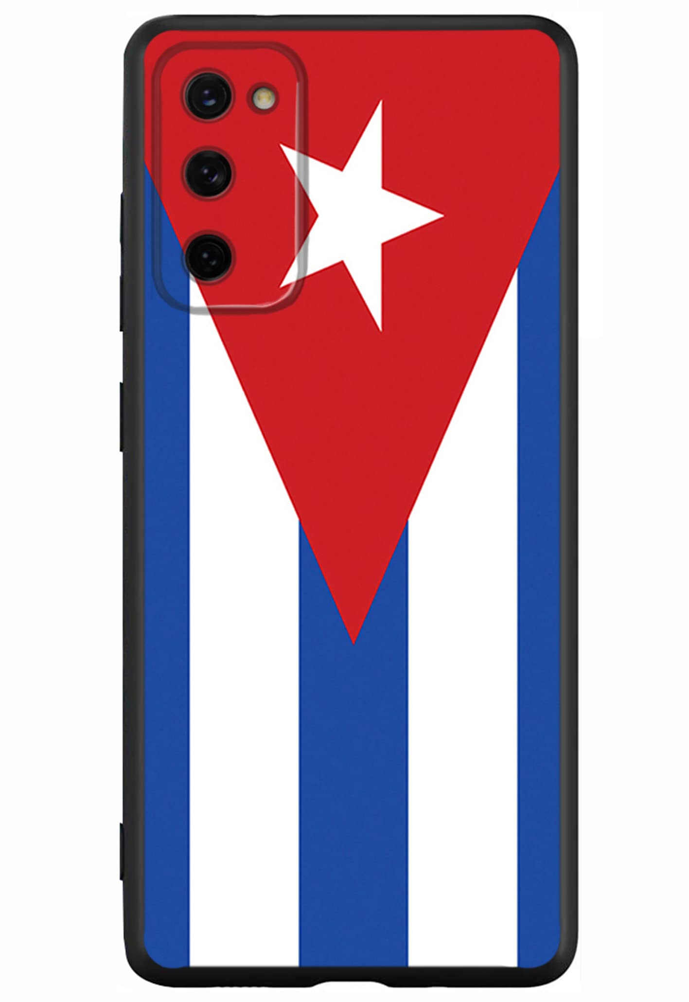 Samsung Galaxy S20 FE 5G Case - Cuban Flag TPU Shockproof Cover for Daily Protection