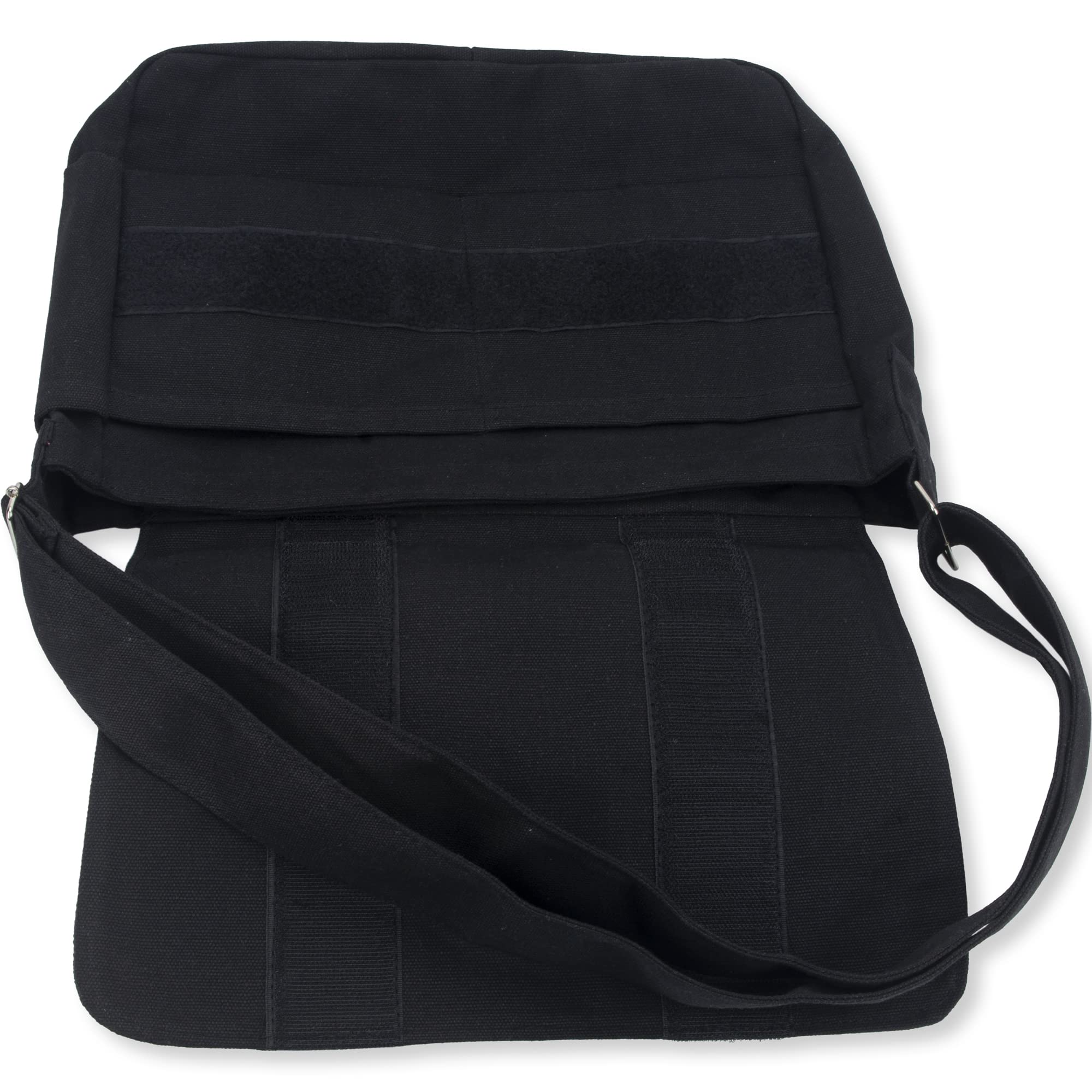 Durable Canvas Messenger Bag for Men & Women - Crossbody Shoulder Bag with Thick Sturdy Design - Perfect for Work, Travel & Daily Commute
