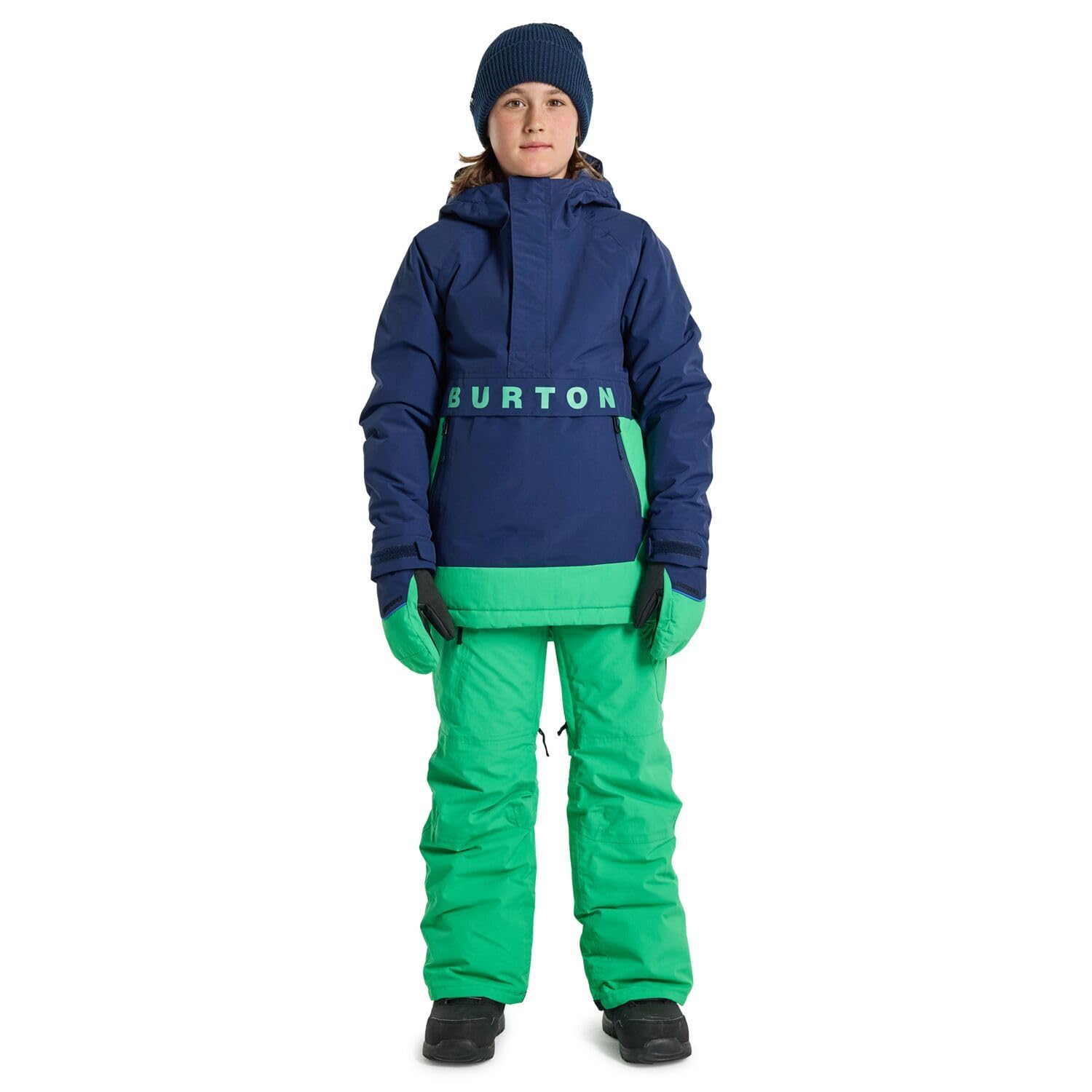 Burton Kids' Frostner 2L Anorak Snow Jacket - Waterproof Winter Coat for Boys & Girls - Warm Insulated Snowsuit for Skiing, Snowboarding & Outdoor Adventures