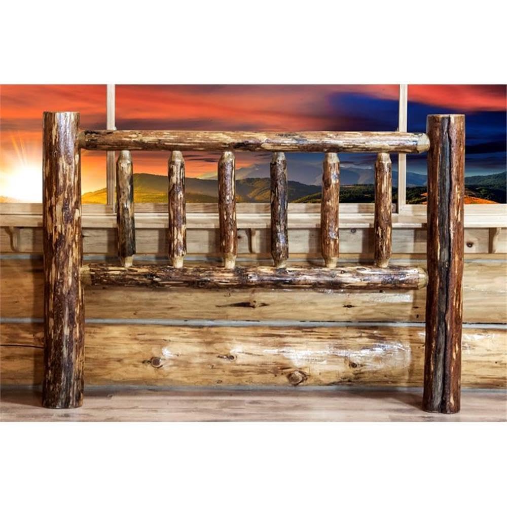 Montana Woodworks Glacier Country Collection Full Headboard - Solid Wood Bed Frame Headboard for Queen & King Size Beds - Perfect for Rustic & Farmhouse Bedroom Decor