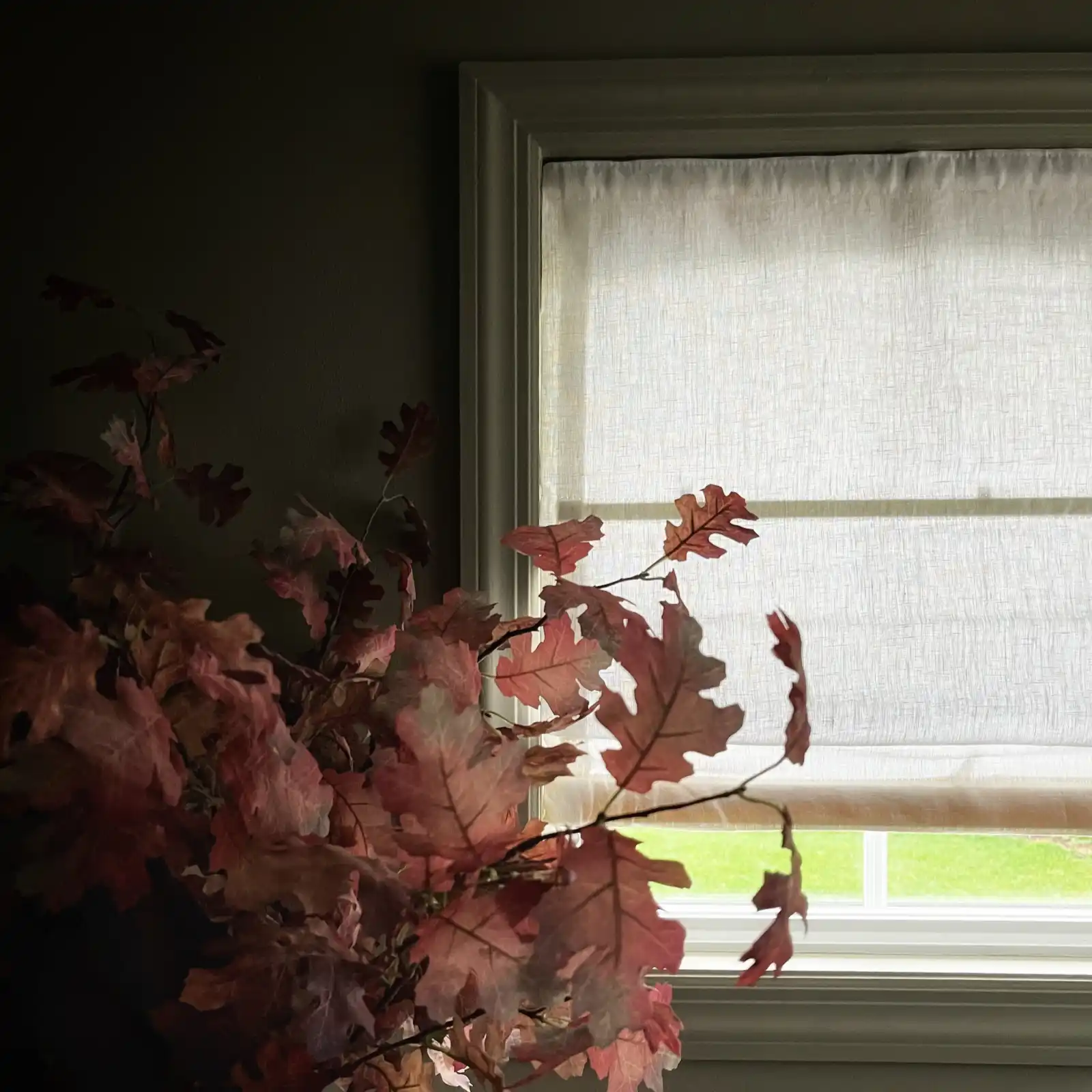 Premium Belgian Linen Cordless Roman Shades - Blackout Window Treatments for Bedroom & Living Room - Plus Size Custom Window Coverings
