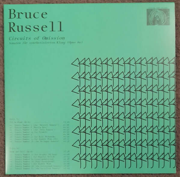 Bruce Russell - Circuits Of Omission Vinyl LP | Experimental Electronic Music Album | Perfect for Avant-Garde Listening & Music Collectors