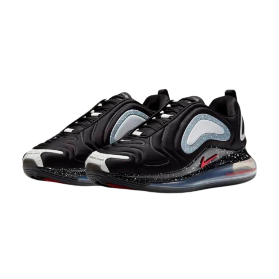 Nike Air Max 720 Undercover Sneakers - Black & University Red Colorway | Running Shoes for Men & Women | Perfect for Gym Workouts, Jogging and Streetwear Fashion