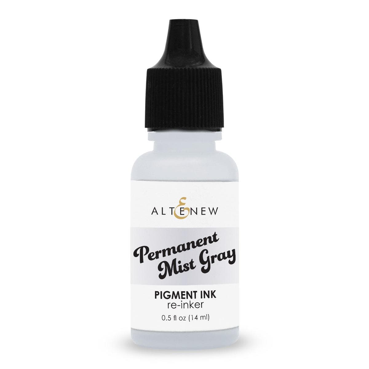 Permanent Mist Gray Pigment Ink Refill for Stamping, Scrapbooking & Card Making - High-Quality Ink Reinker for Crafting Projects