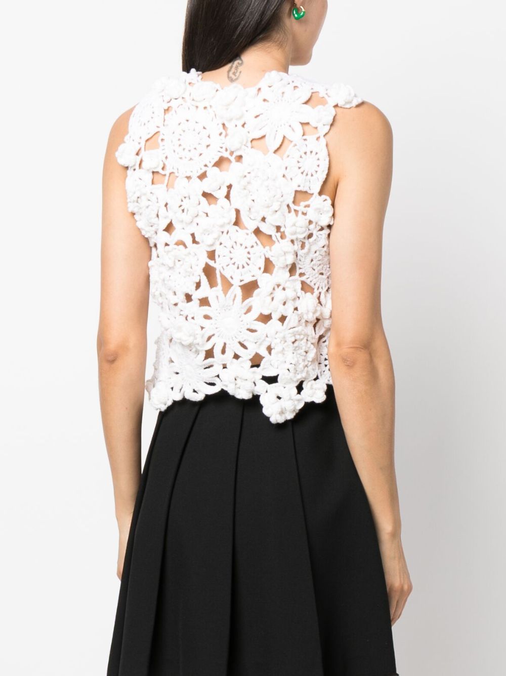 Comme des Garcons Women's White Top - Stylish Casual Shirt for Everyday Wear & Fashion Outfits