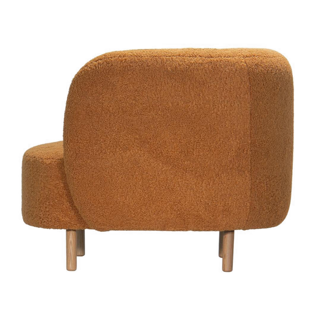 Luxury Faux Sheepskin Lounge Chair - Soft & Cozy Modern Accent Chair for Living Room, Bedroom, or Office - Perfect for Relaxing, Reading & Decor