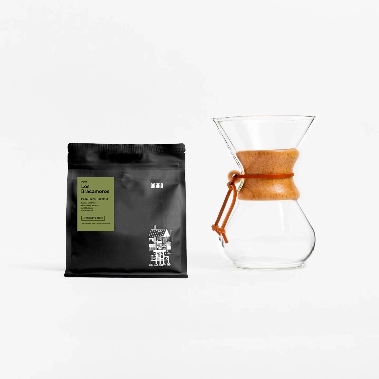 Chemex Classic Series Pour Over Coffee Maker with Glass Handle - Perfect for Home Brewing, Office Use & Specialty Coffee Lovers
