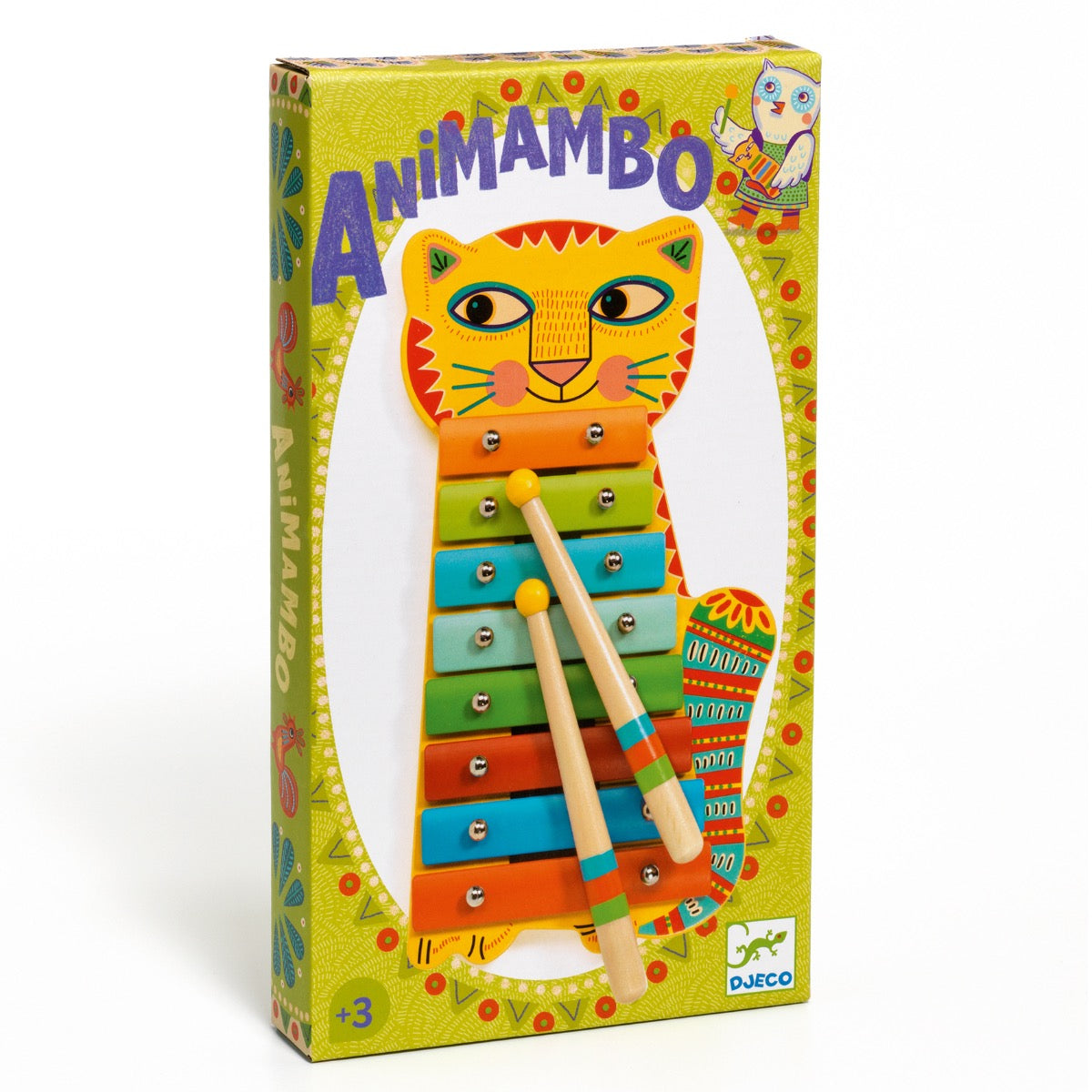 Djeco Metal Xylophone - 8-Note Musical Instrument for Kids, Colorful Percussion Toy with Mallets - Perfect for Early Childhood Music Education & Playroom Activities