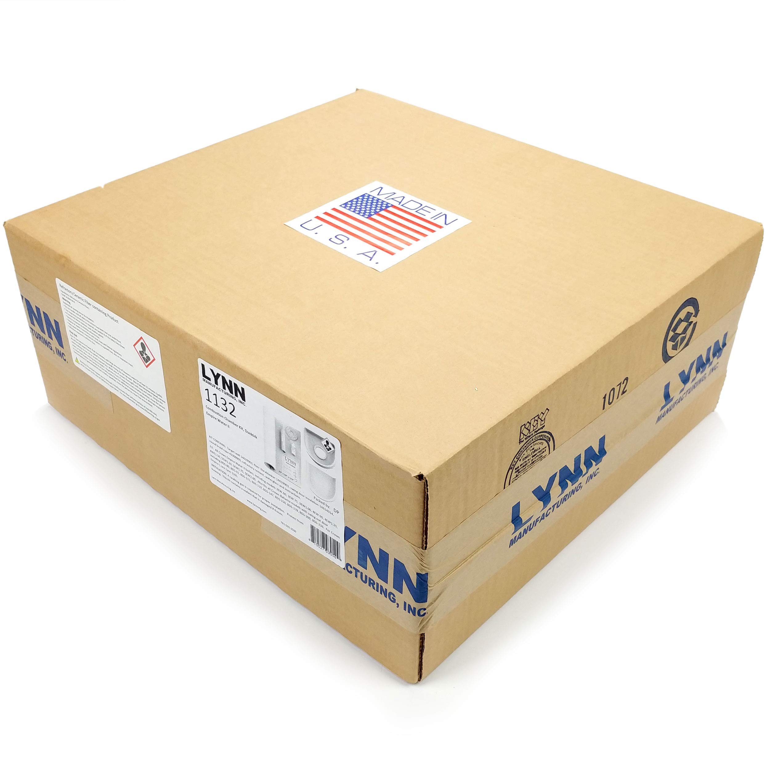 Lynn Manufacturing Replacement Combustion Chamber Kit for New Yorker CLS & CLW Boilers - No Swing-Out (Model 121900, 1134) - Perfect for Boiler Repair & Maintenance