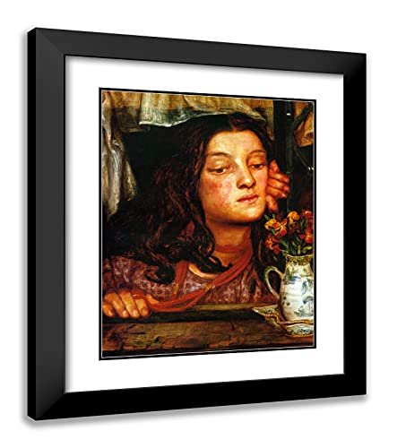 Black Modern Wood Frame with Double Matting
