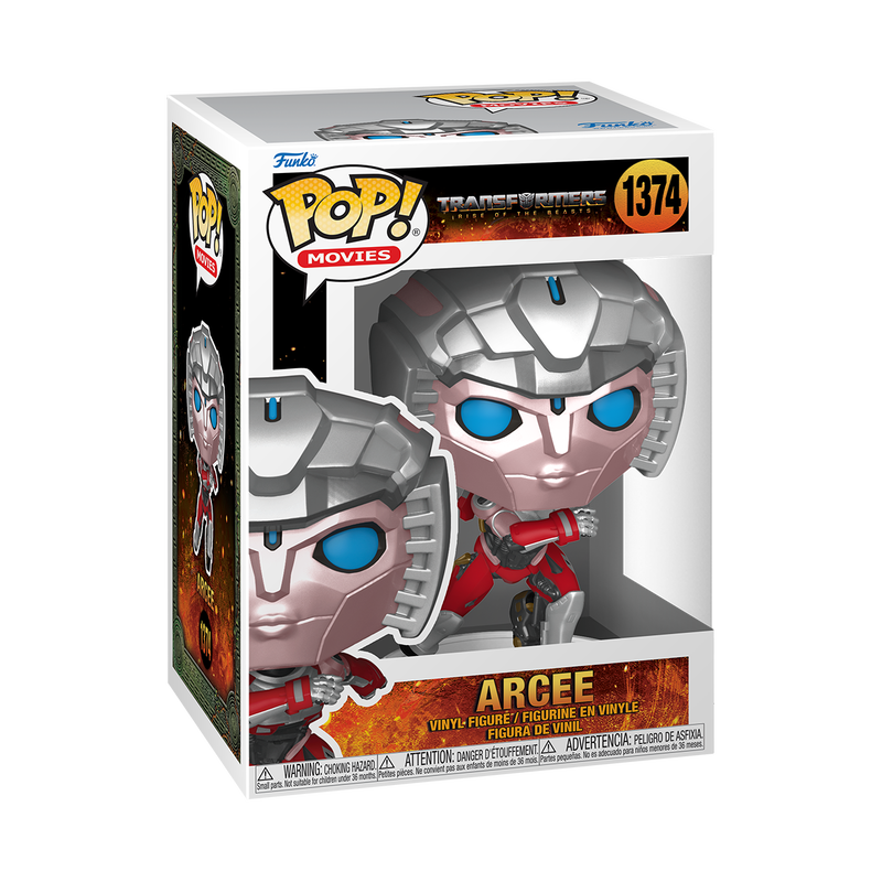Arcee Funko Pop Vinyl Figure - Transformers: Rise of the Beasts Collectible #1374 with Protector Case - Perfect for Movie Fans & Pop Collectors Display
