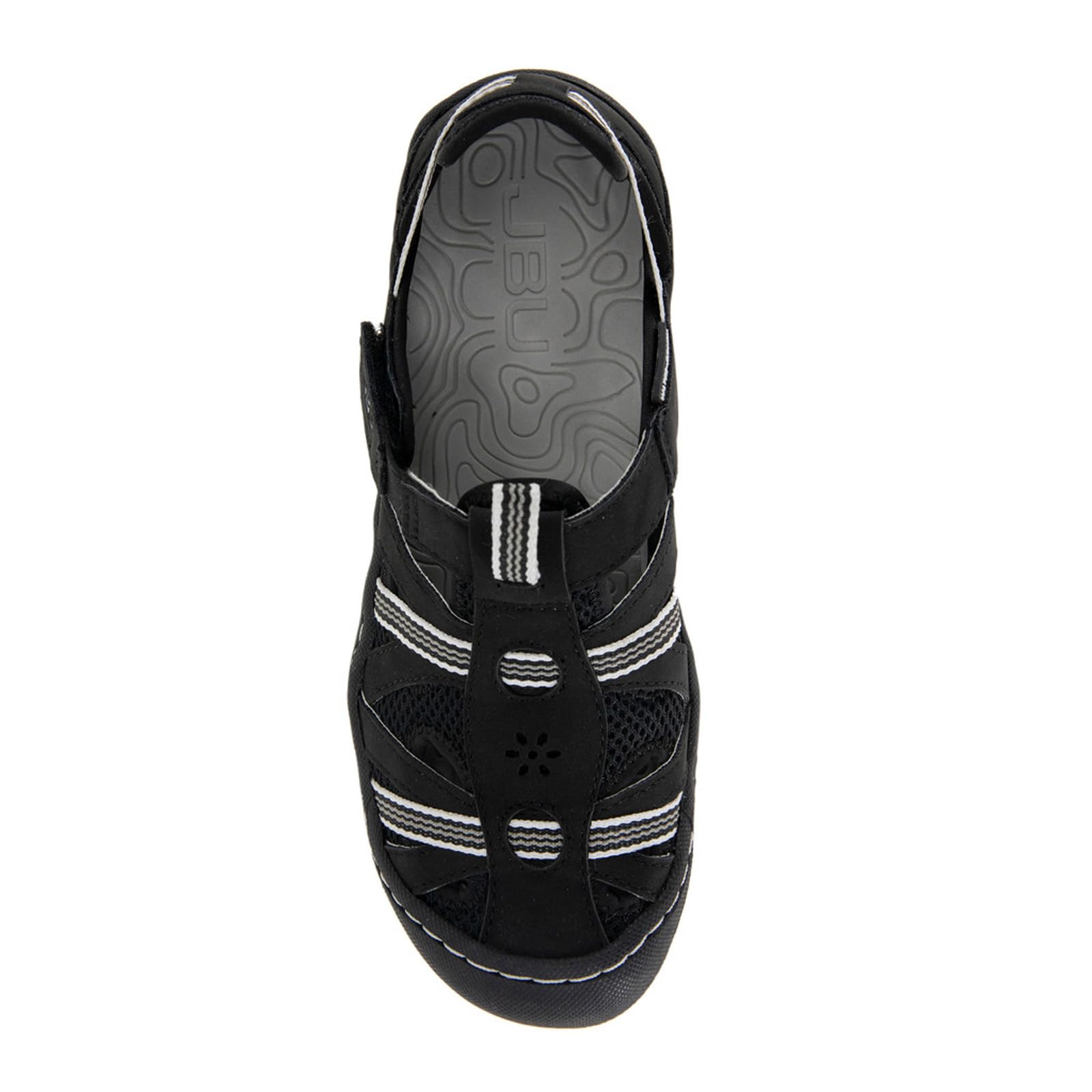 JBU Regional Water Ready Women's Outdoor Comfort Adjustable Closed Toe Water Shoes for Hiking, Beach, and Pool Activities