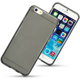 Apple iPhone 6 / 6S Gel Skin Case - Smoke Black | Slim Protective Cover | Shockproof & Scratch Resistant | Perfect for Everyday Use, Work & Travel