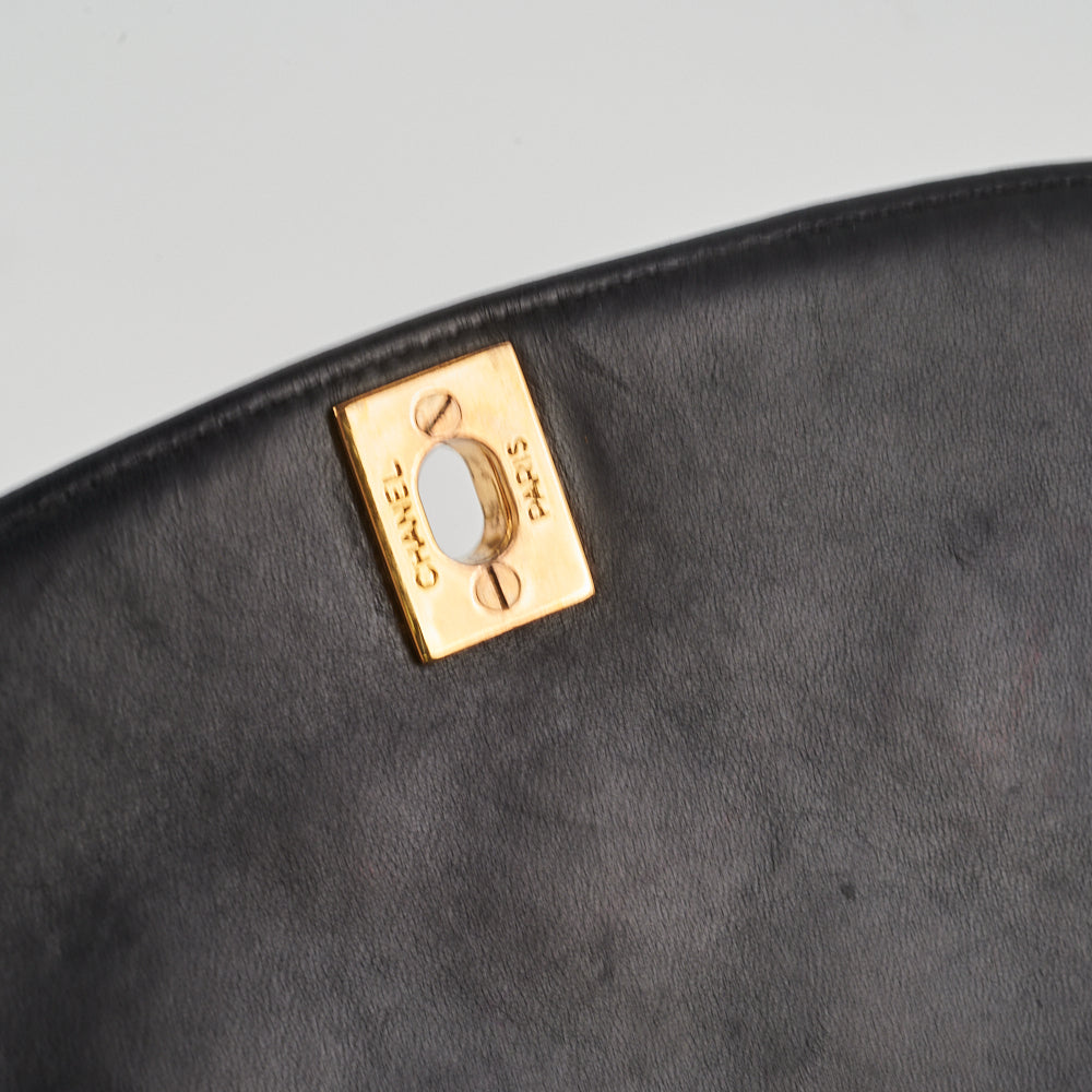 Chanel Medium Diana Black Leather Shoulder Bag - Luxury Designer Handbag for Women | Perfect for Work, Travel & Evening Events