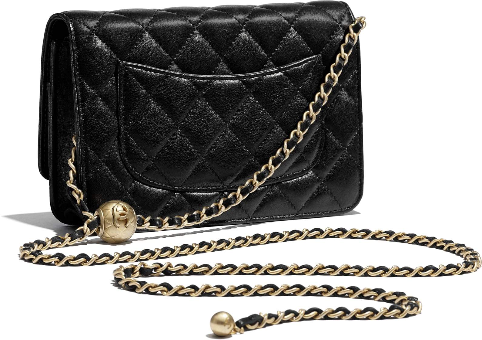 Chanel Wallet On Chain WOC Classic Caviar Gold-Toned Metal Black Crossbody Bag for Women | Perfect for Evening Parties, Date Nights & Daily Essentials