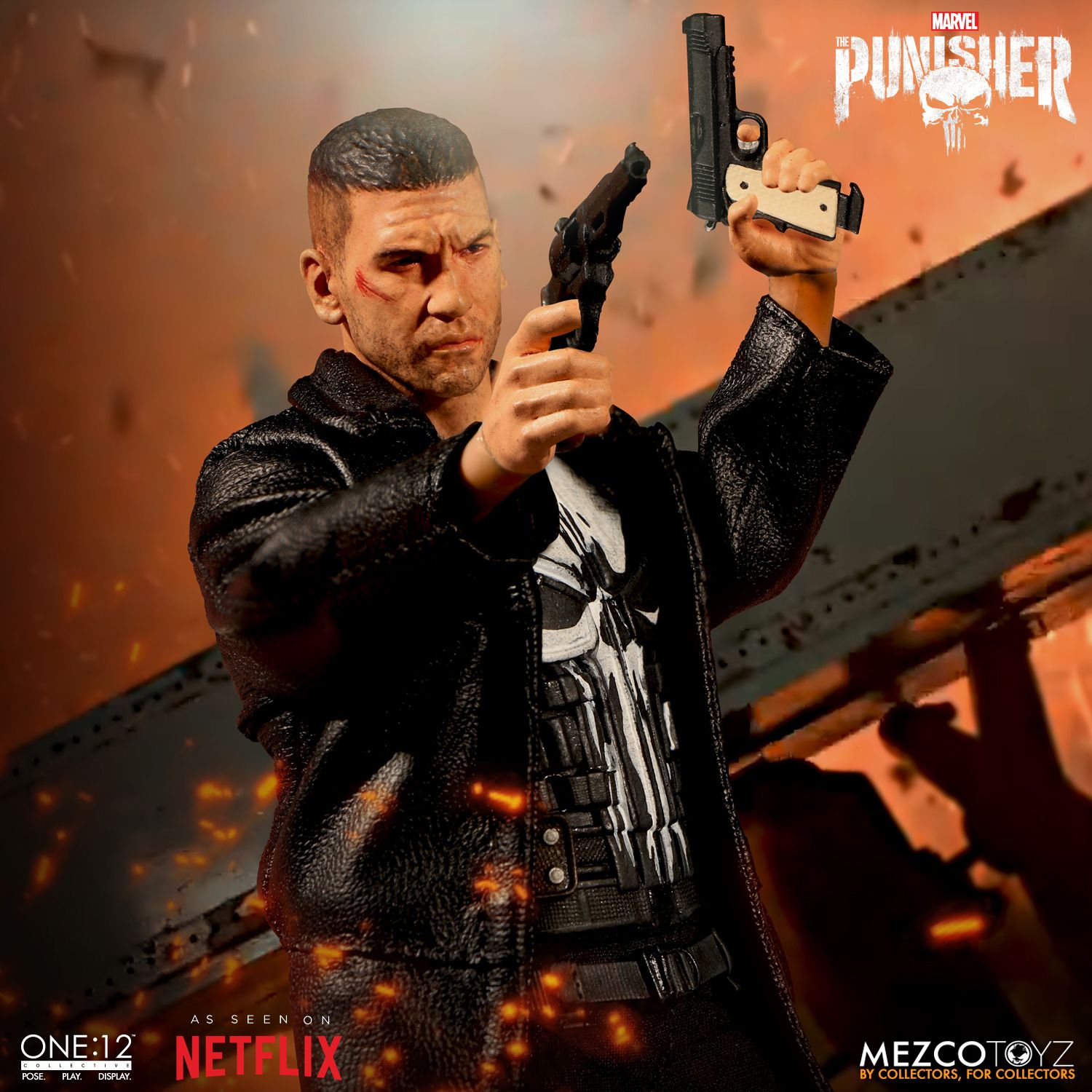 Mezco Toyz One:12 Collective Marvel Comics Punisher 1/12 Scale 6