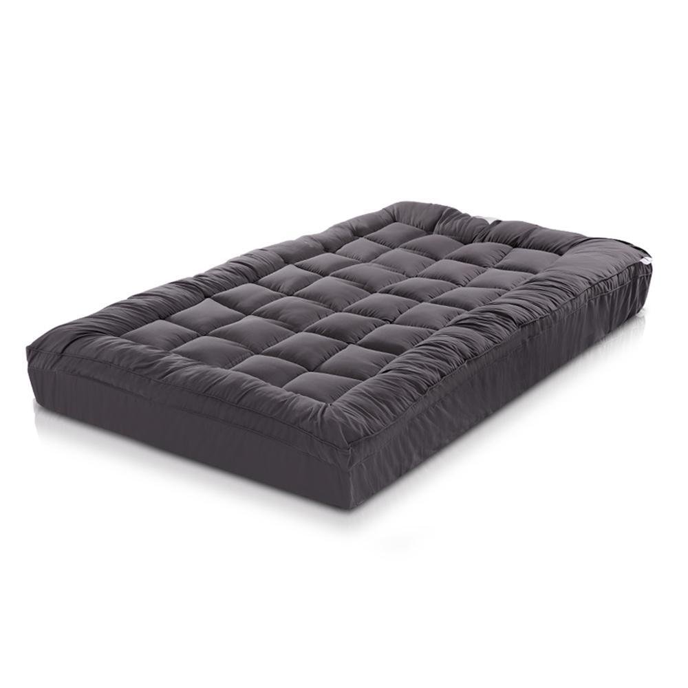 1000GSM Bamboo Mattress Topper - Single Size, Ultra Soft & Breathable, Cooling Bed Topper for Pressure Relief - Perfect for Hot Sleepers, Back Pain Relief & Guest Bed Comfort