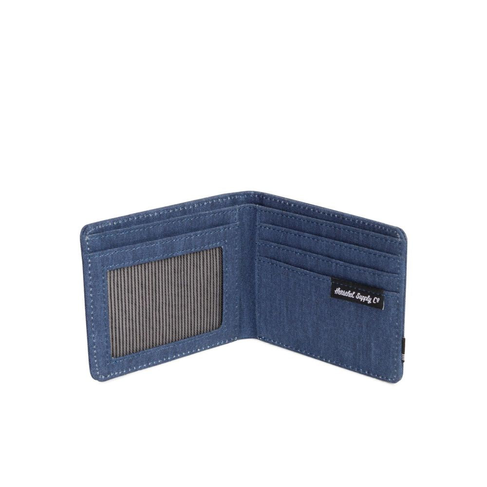 Herschel Canvas Collection Hank Wallet in Peacoat - Stylish & Durable Men's RFID Blocking Wallet for Everyday Use & Travel