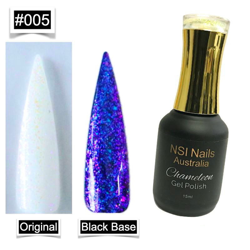 Chameleon Color Changing Gel Nail Polish - Long Lasting UV LED Soak Off Nail Lacquer for Salon & Home Manicure - Perfect for Parties, Weddings & Special Occasions