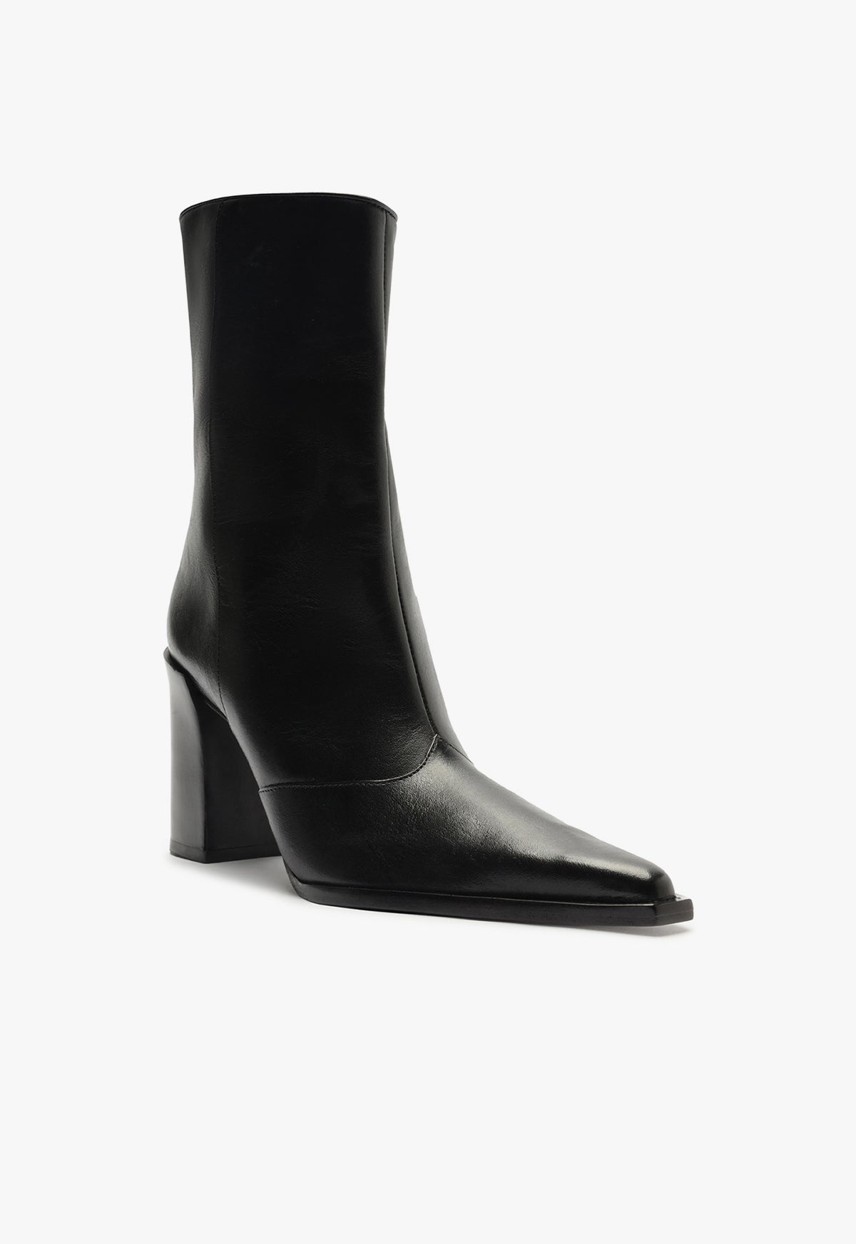 Raffaela Leather Bootie Women's High Heel Ankle Boots F24 S2187300010009 - Perfect for Office, Party & Night Out