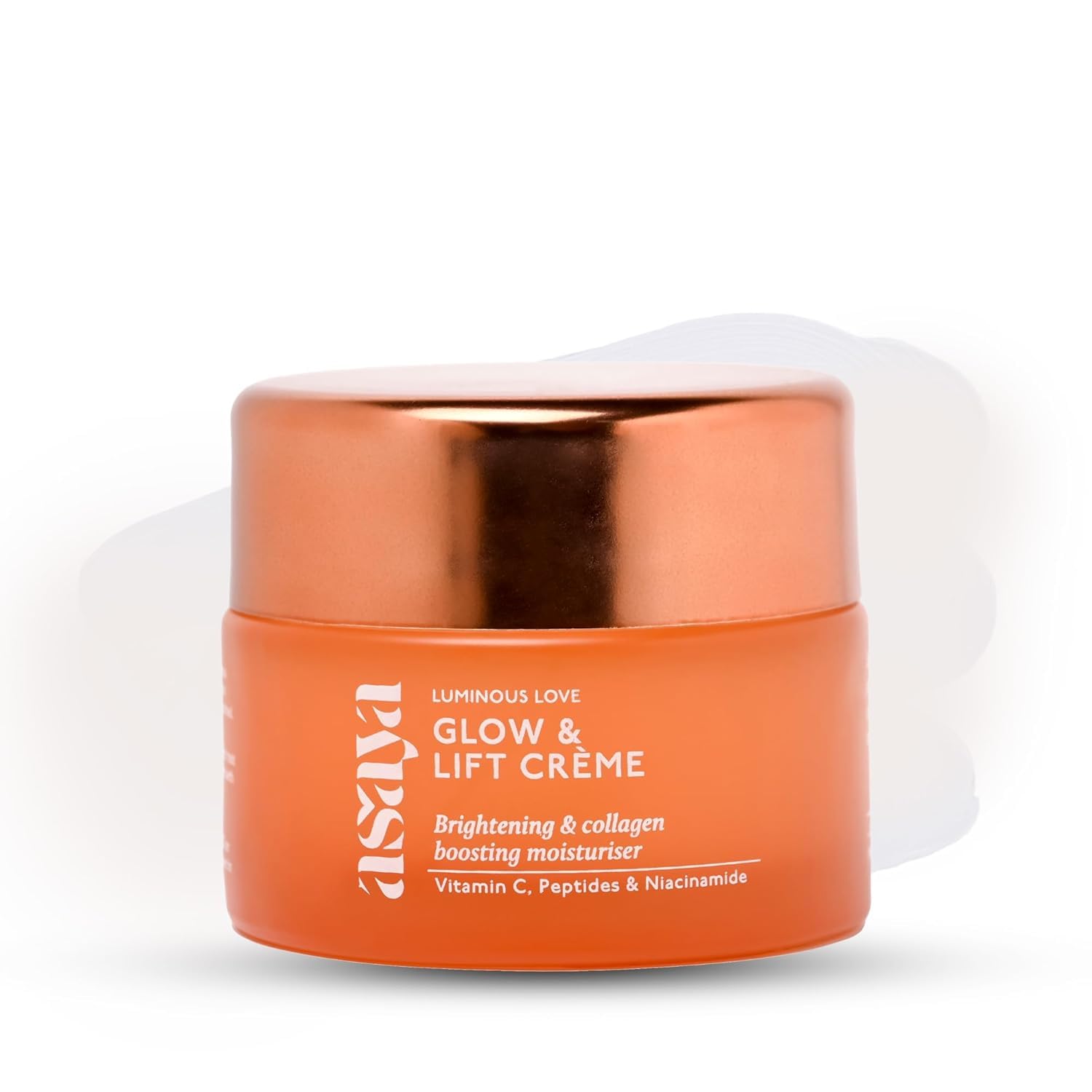 Asa...ya Vitamin C Moisturizer with Niacinamide & Peptides | Hydrating Face Cream for Glowing Skin | Barrier Repair & Even Skin Tone | Collagen Boosting Moisturizer | 50g (1.69 fl oz) Pack of 2 | Perfect for Daily Skincare Routine & Anti-Aging Care