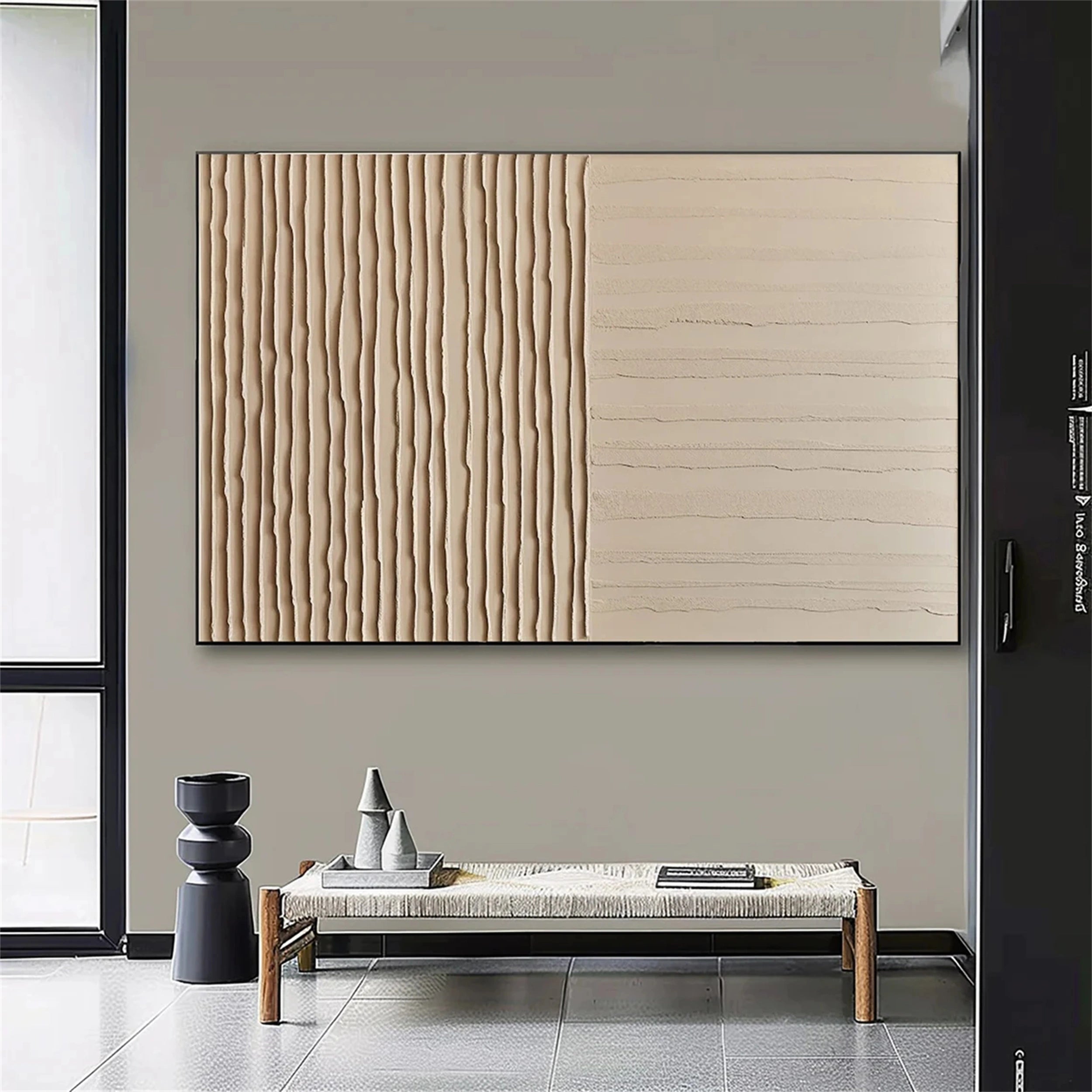 Abstract Tranquility Wall Art #WS113 - Modern Canvas Painting for Home & Office Decor - Perfect for Living Room, Bedroom, and Workspace