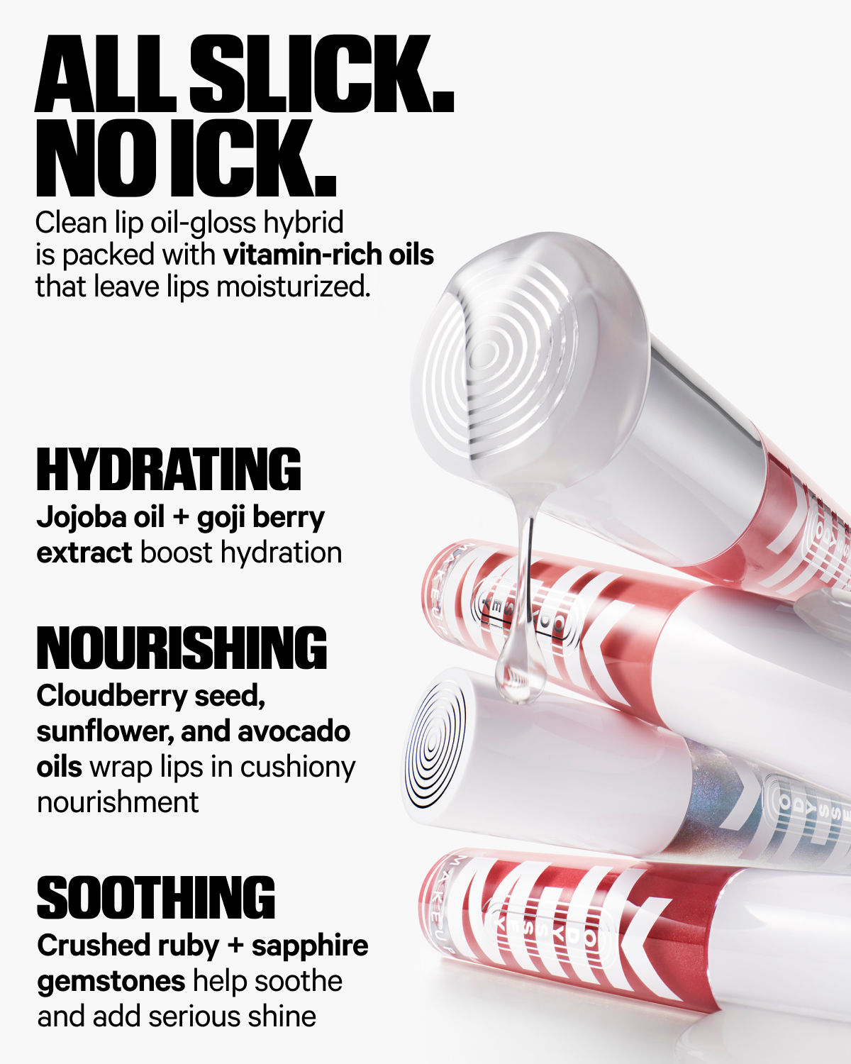 Odyssey Hydrating Lip Oil Gloss - Moisturizing & Shiny Lip Care for Dry Lips | Perfect for Daily Wear, Makeup Looks & Gift Giving