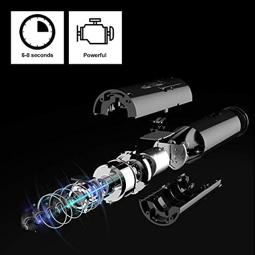 Electric Wine Opener with Foil Cutter - Battery Operated Automatic Corkscrew for Easy One-Click Opening - Perfect Gift for Wine Lovers - Ideal for Home, Kitchen, Party, Bar & Wedding Celebrations
