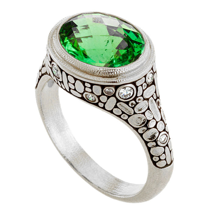 Alex Sepkus Mosaic Large Ring R 171PMA – Handcrafted Sterling Silver Statement Ring for Women, Elegant Jewelry Gift for Her – Perfect for Weddings, Parties & Special Occasions