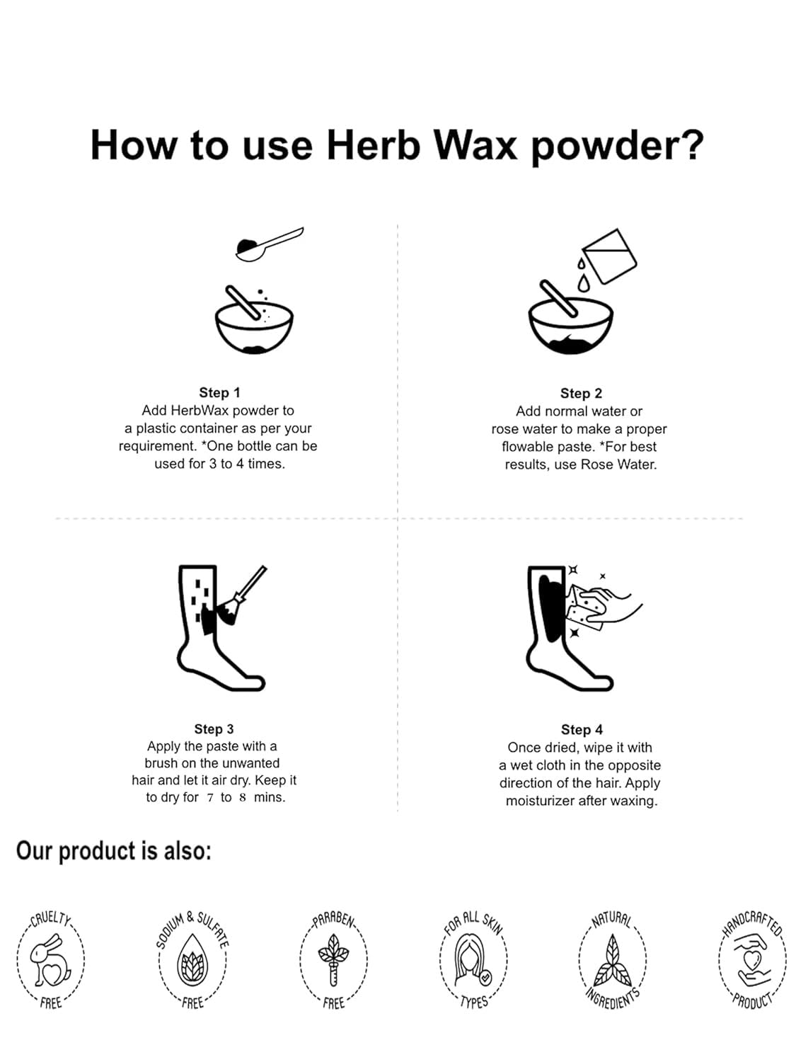DD Radiant Skin Facial Wax Powder for Hair Removal - 100% Natural Herbal Formula | Painless & Gentle for Sensitive Skin | Zero Irritation & No Side Effects | 100g Pack | Perfect for Salon, Spa & At-Home Beauty Care