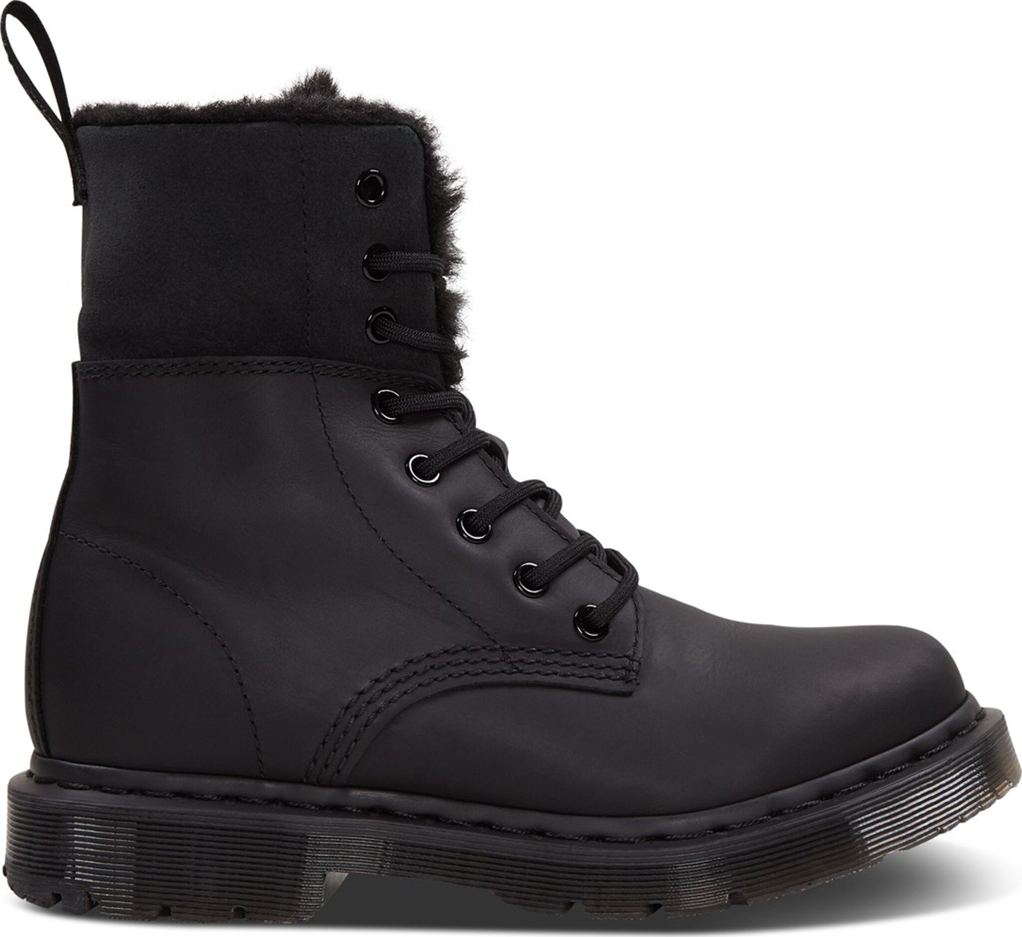Black Snowplow Wp - Waxy Waterproof Suede