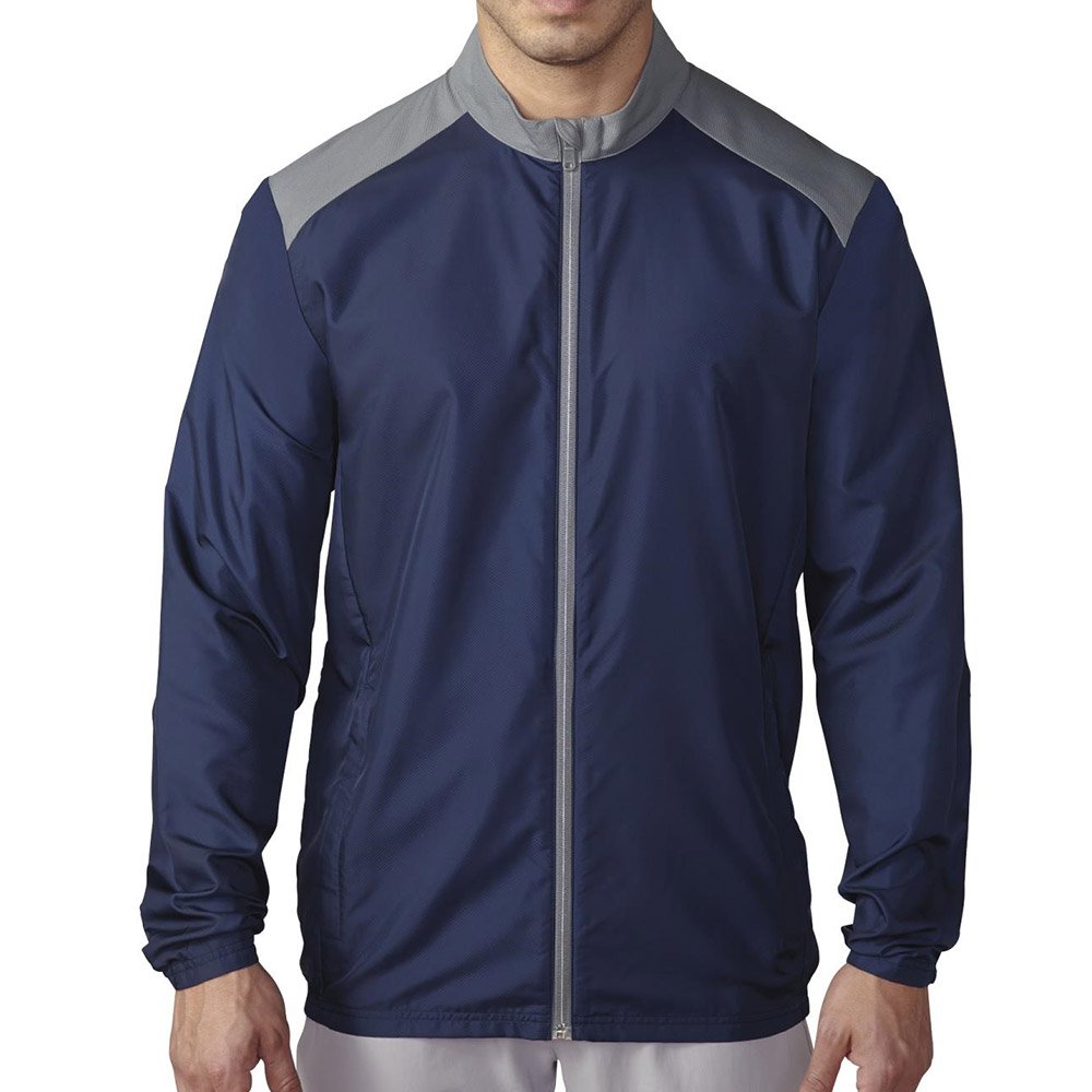 adidas Golf Men's Club Wind Jacket - Lightweight Water-Resistant Outerwear for Men - Perfect for Golfing, Hiking & Outdoor Activities