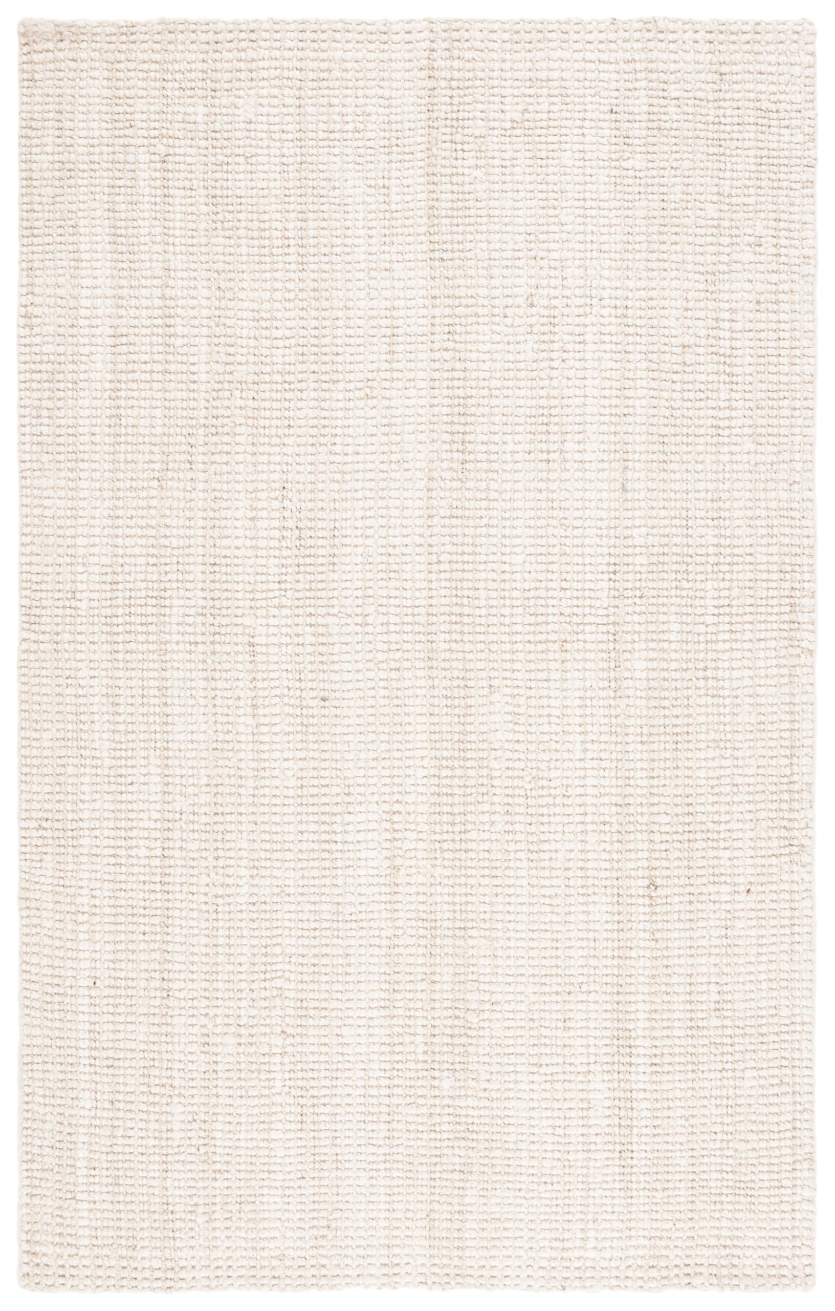 SAFAVIEH Handmade Jute Area Rug 5' x 8' - Natural Fiber Farmhouse Rug in Ivory for Living Room & Bedroom | Durable & Stylish for High Traffic Areas | Perfect for Boho, Coastal & Rustic Home Decor (NF730A)