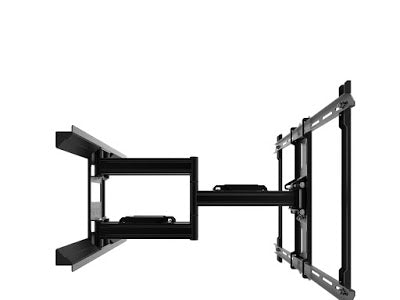 Kanto PDX650G Full Motion Outdoor TV Wall Mount Bracket - Adjustable Tilt Swivel Articulating Arm for 32-65 Inch Flat Screen TVs - Perfect for Patio, Deck, Backyard & Outdoor Entertainment Areas