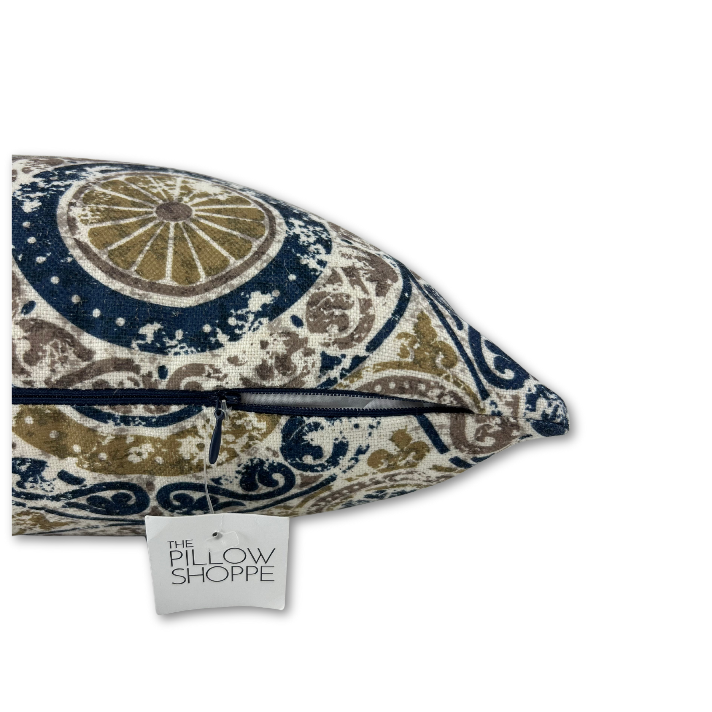 Susani Navy Blue Decorative Throw Pillow 17x17 - Perfect for Sofa, Bed & Home Decor