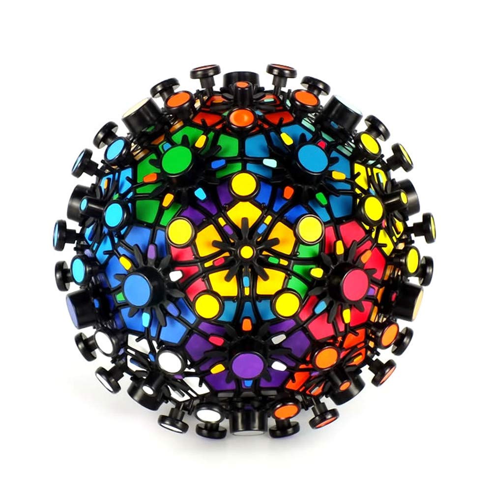DIY Football Magic Cube Stickers - 3D Speed Puzzle Brain Teaser for Kids - Creative Educational Toys for Boys & Girls - Perfect for Birthday Gifts, Party Favors and STEM Learning Activities
