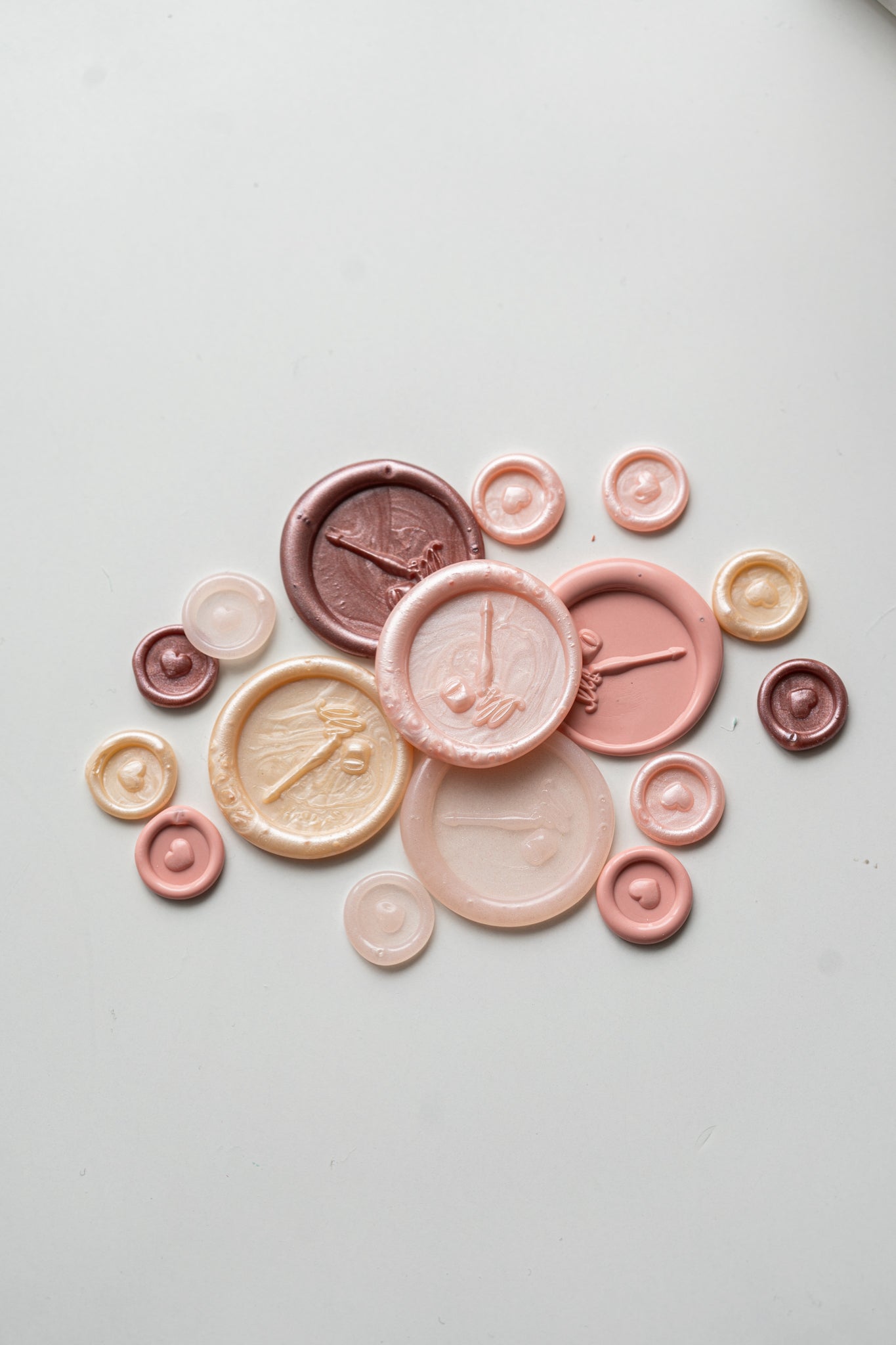 Premium Afternoon Rosé Sealing Wax Sticks (5-Pack) - Perfect for Wedding Invitations, Gift Wrapping & DIY Craft Projects