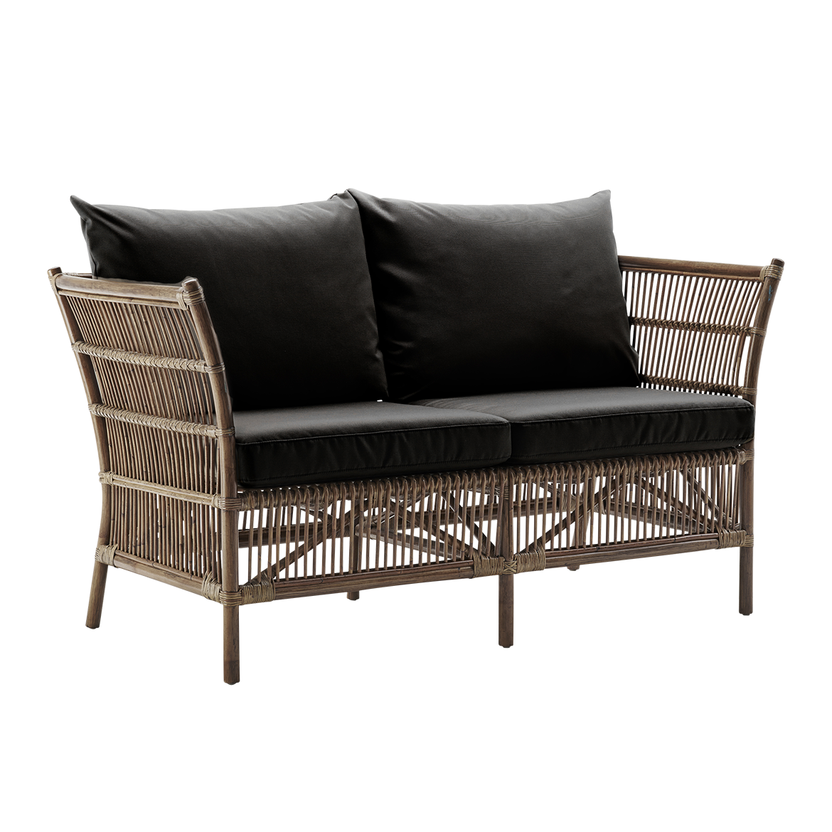 Donatello 2-Seater Sofa - Modern Upholstered Loveseat for Living Room, Small Space, Apartment & Office - Comfortable Fabric Couch with Sturdy Frame